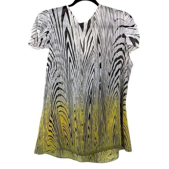 Worthington Zebra Ombré Layered Blouse 1X - Picture 4 of 4